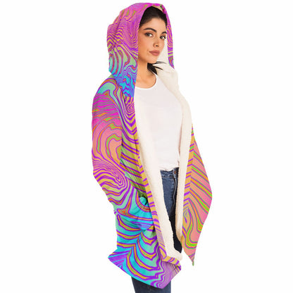 "Neon King" HOODED CLOAK