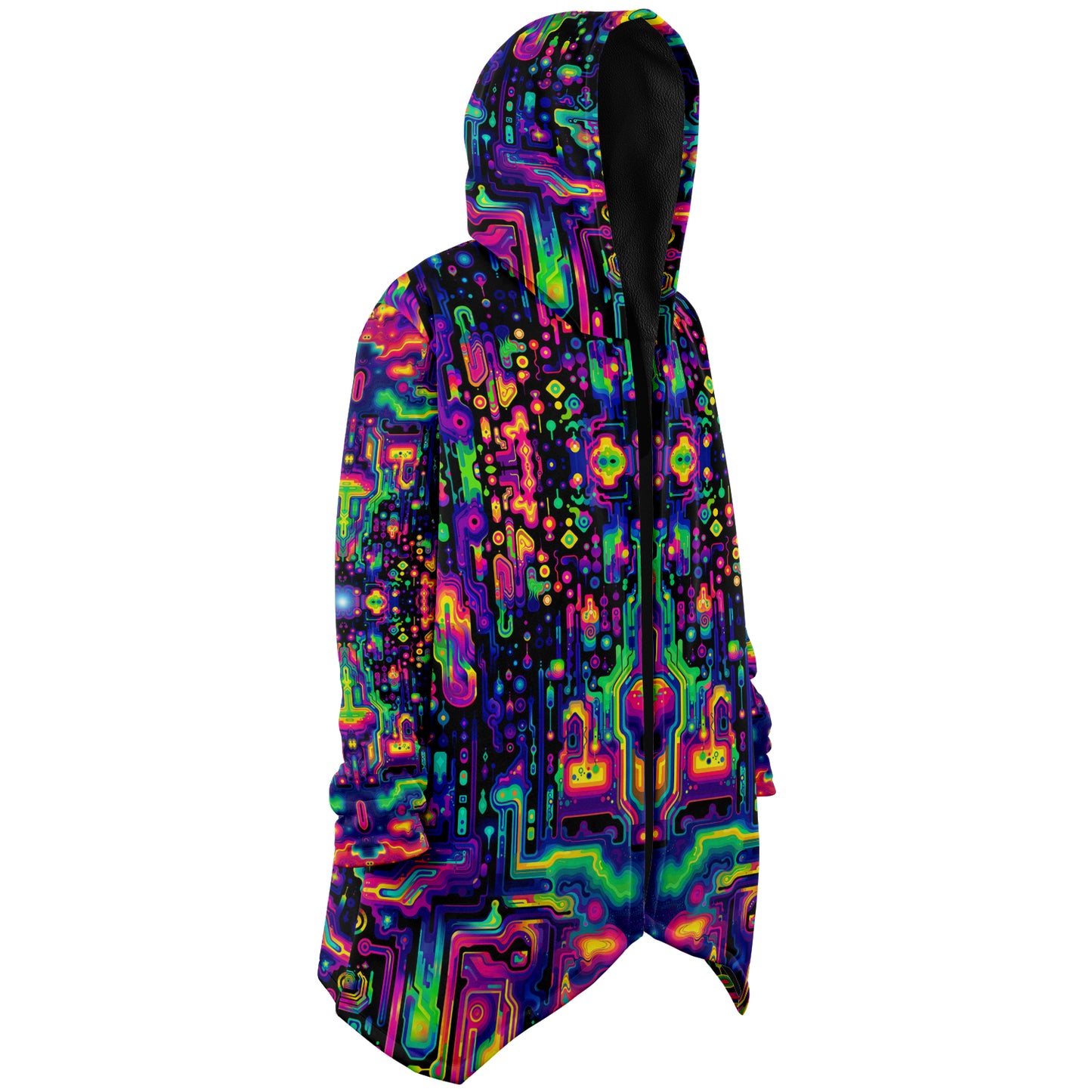 "Trip Capacitor" HOODED CLOAK