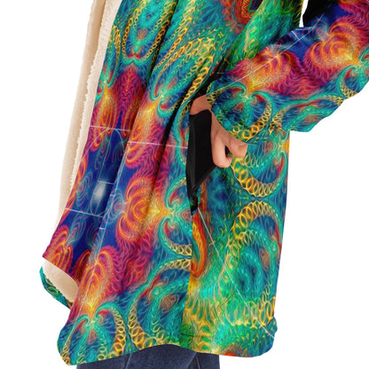 "Free Your Mind - Fibonacci Spiral" HOODED CLOAK