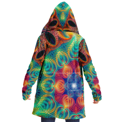 "Free Your Mind - Fibonacci Spiral" HOODED CLOAK