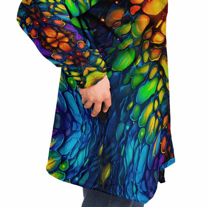 "Scaled" HOODED CLOAK