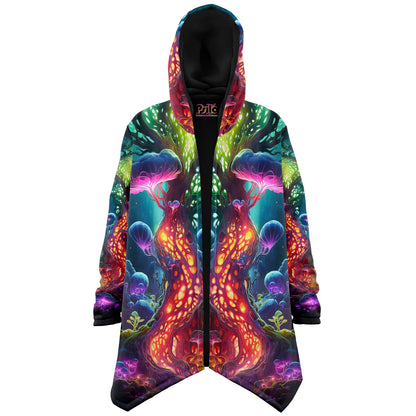 "Fungal Abyss" HOODED CLOAK