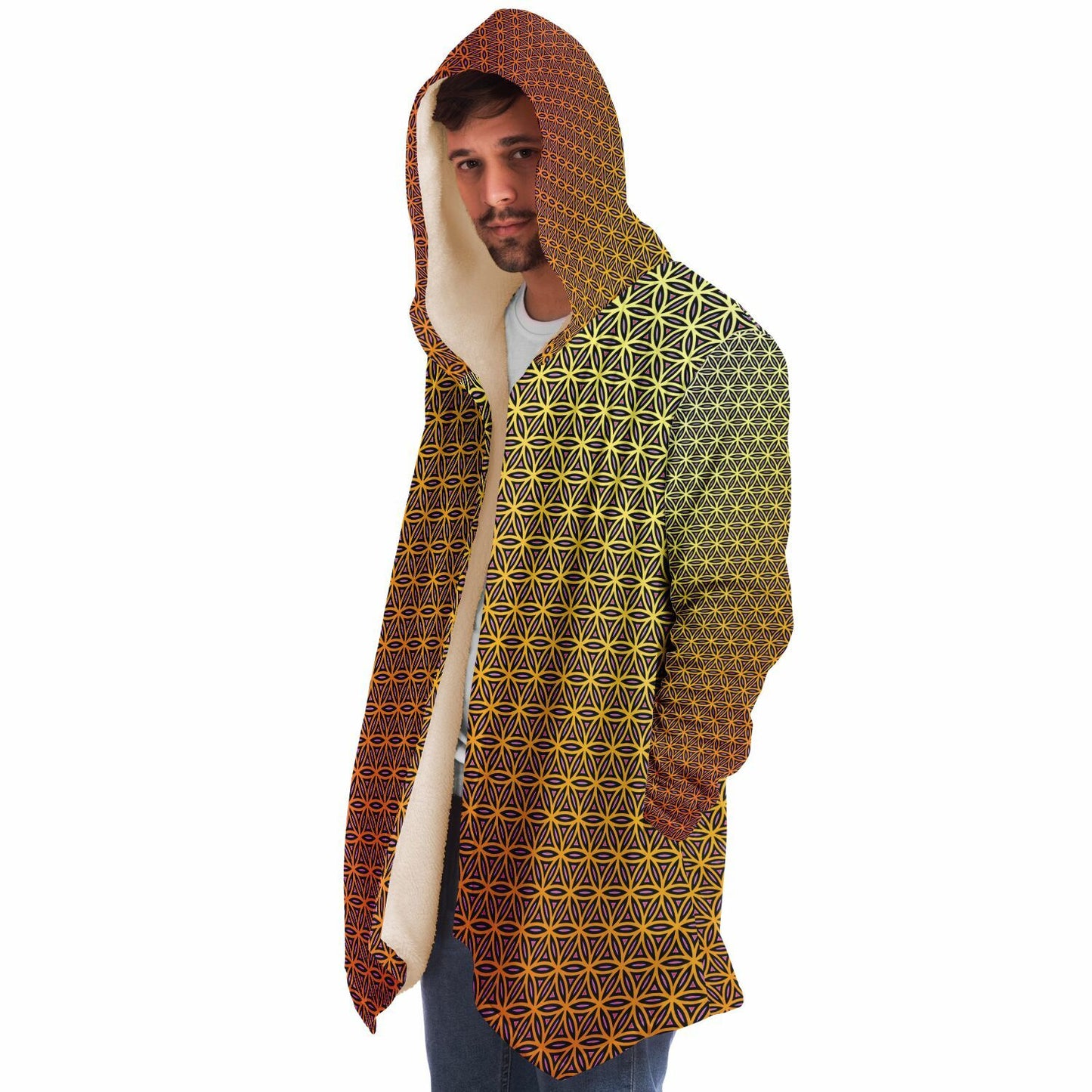 "Wook Flower" HOODED CLOAK