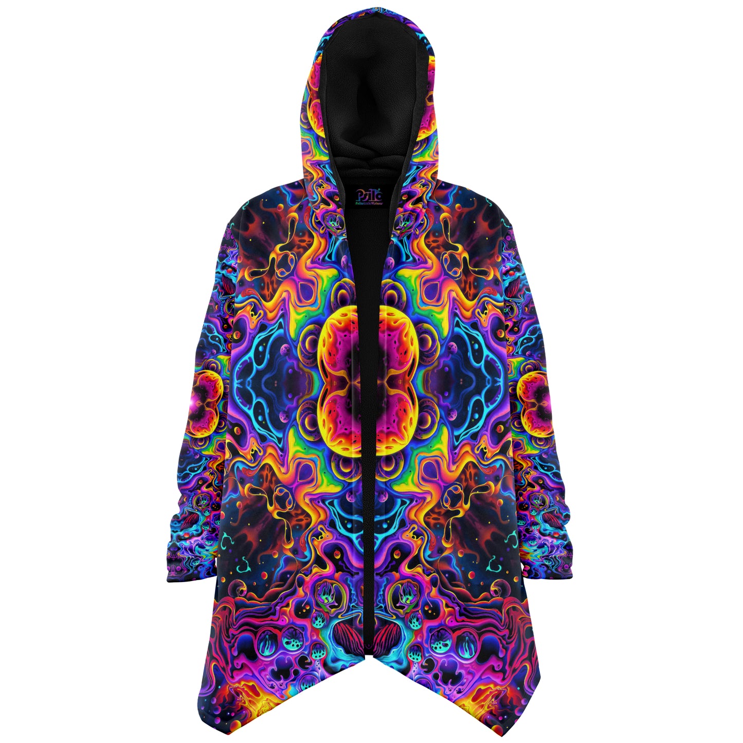 "Aurora Boreafungus Bloom" HOODED CLOAK