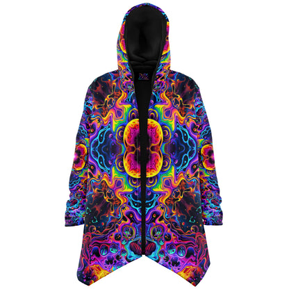 "Aurora Boreafungus Bloom" HOODED CLOAK