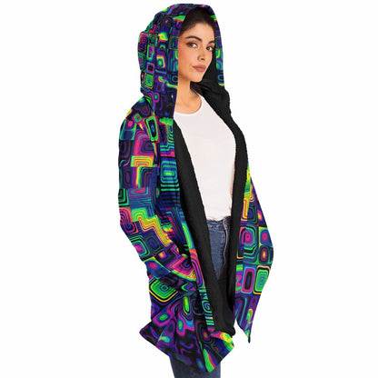 "Purple Delusion" HOODED CLOAK