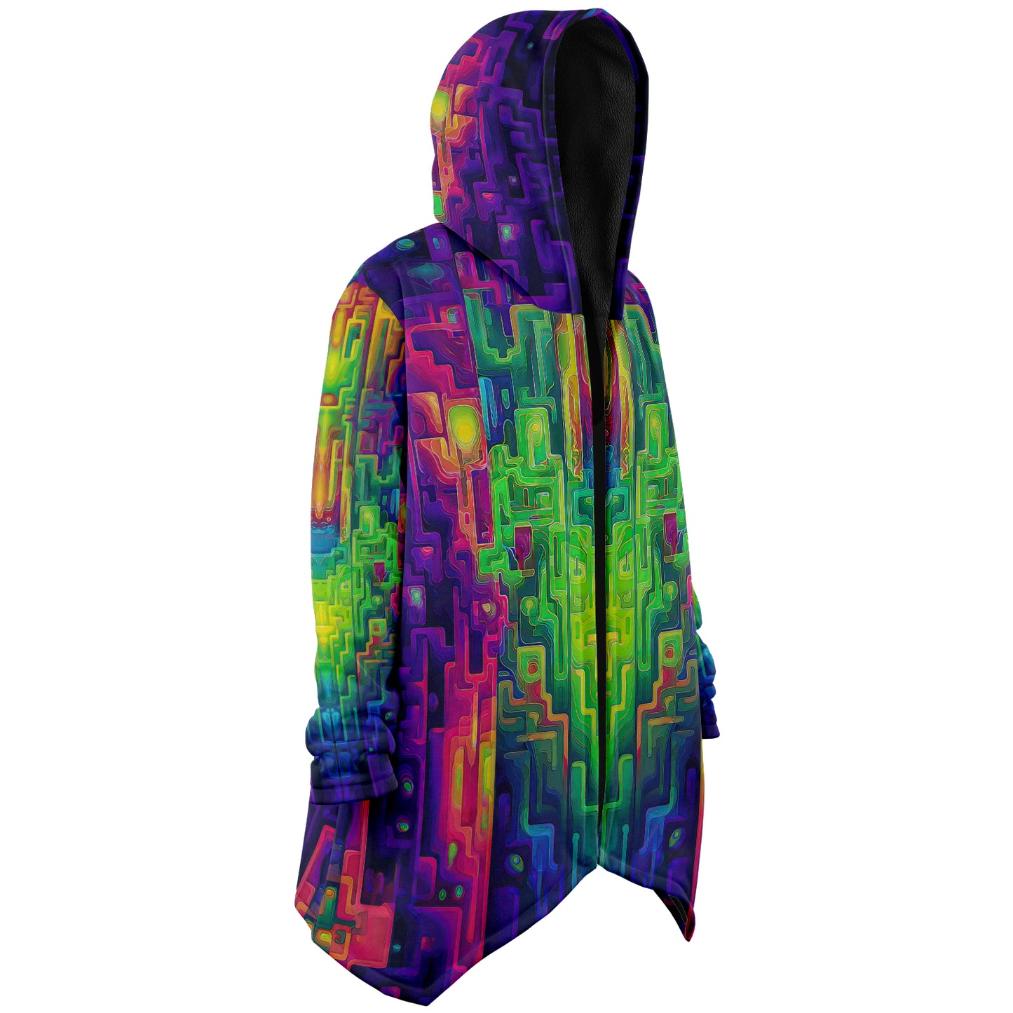 "Galaga" HOODED CLOAK