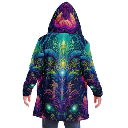 "Orchidious" HOODED CLOAK