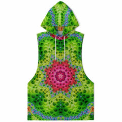"Starburst" SLEEVELESS HOODIE
