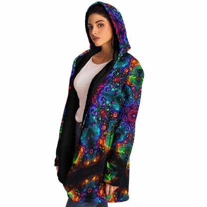 "Fungus Amongus Mandala" HOODED CLOAK