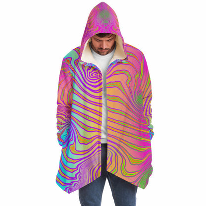 "Neon King" HOODED CLOAK