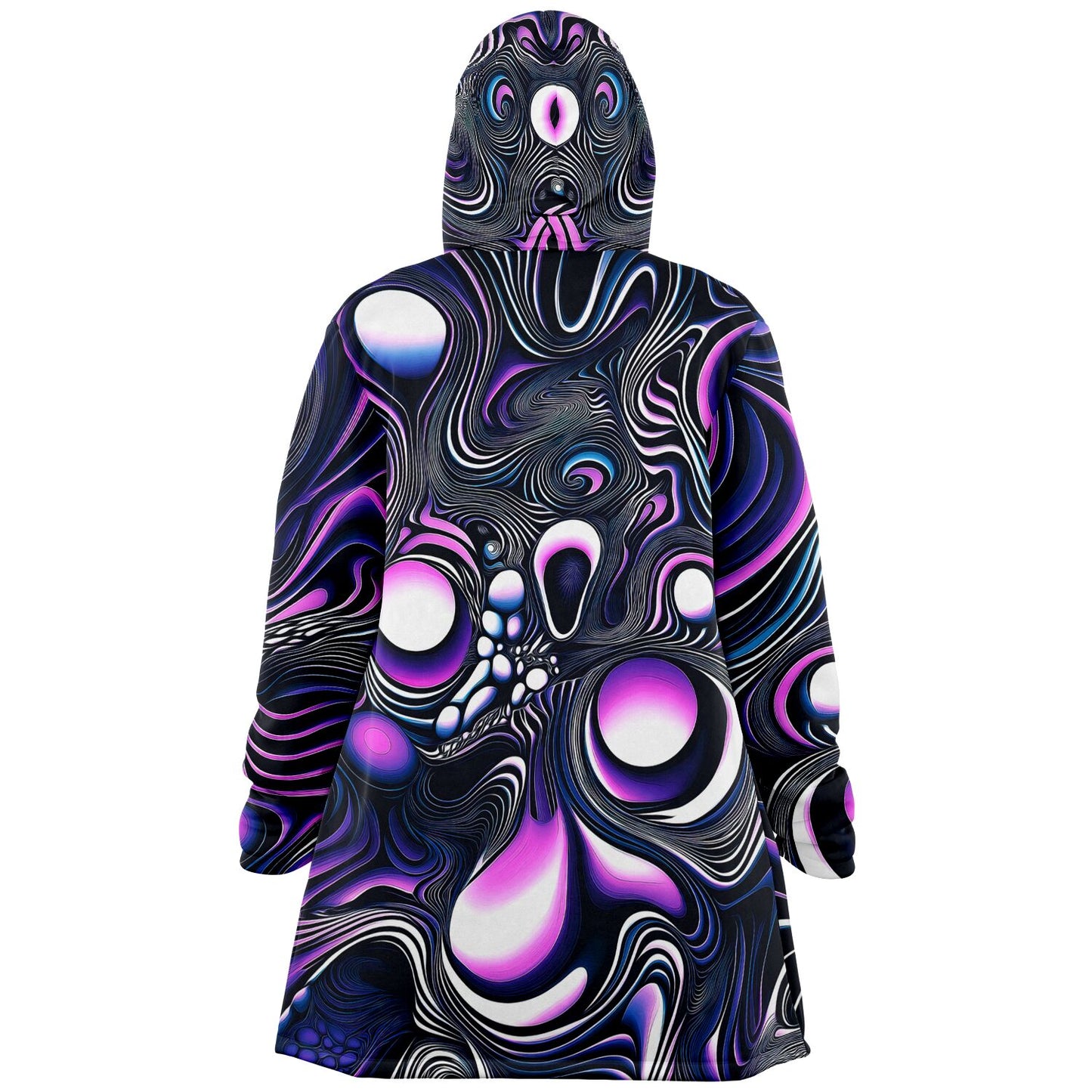 "Time Is An Illusion" HOODED CLOAK