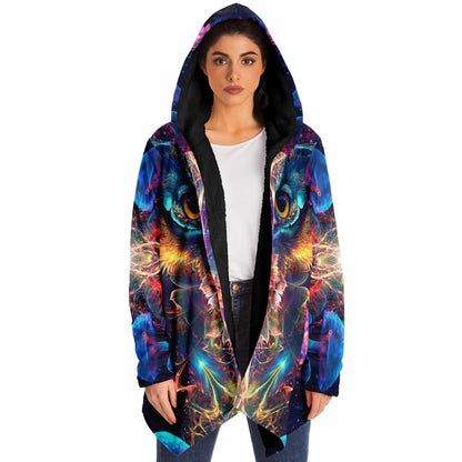 "Peekaboo" HOODED CLOAK (Black)