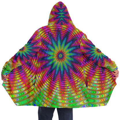"Tie Dye Burst" HOODED CLOAK