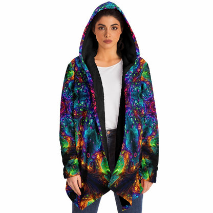 "Fungus Amongus Mandala" HOODED CLOAK