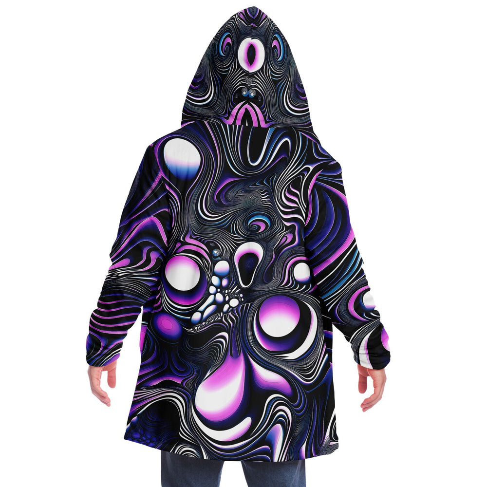 "Time Is An Illusion" HOODED CLOAK