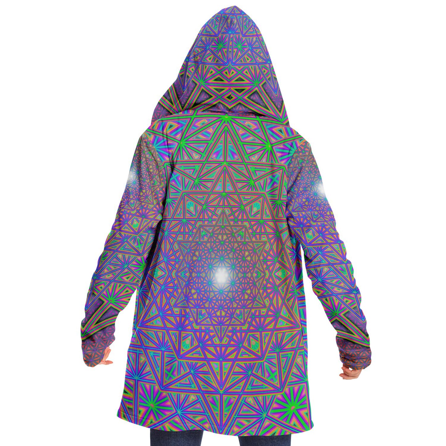 "Flower of Tron" HOODED CLOAK