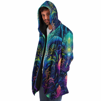 "Orchidious" HOODED CLOAK
