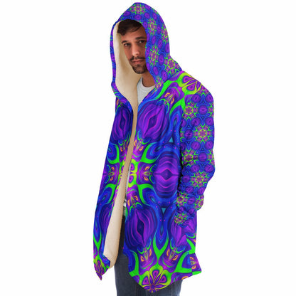 "Paradise Bloom" HOODED CLOAK