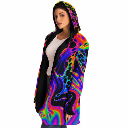 "Auroric Spill" HOODED CLOAK