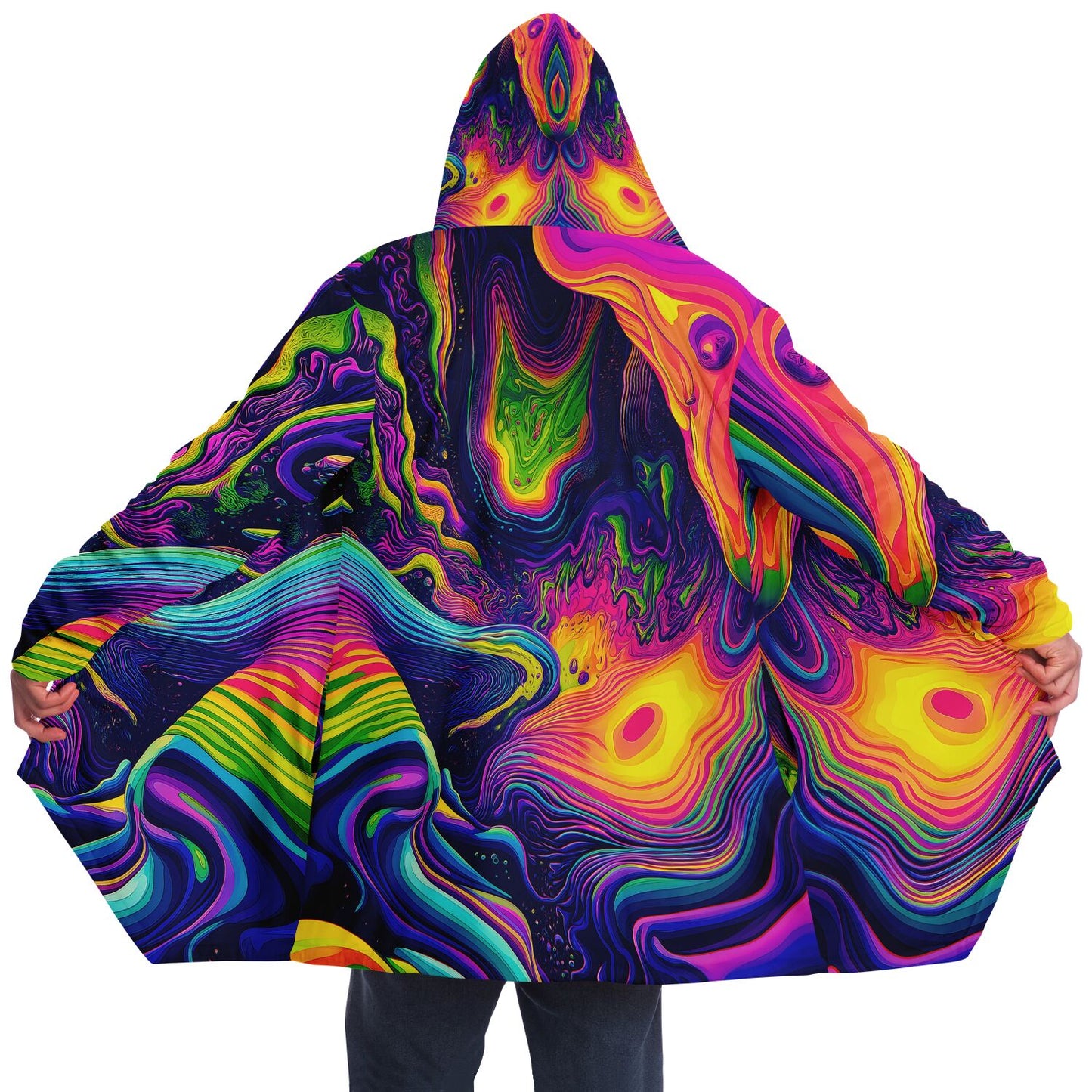 "Dimension 1111" HOODED CLOAK