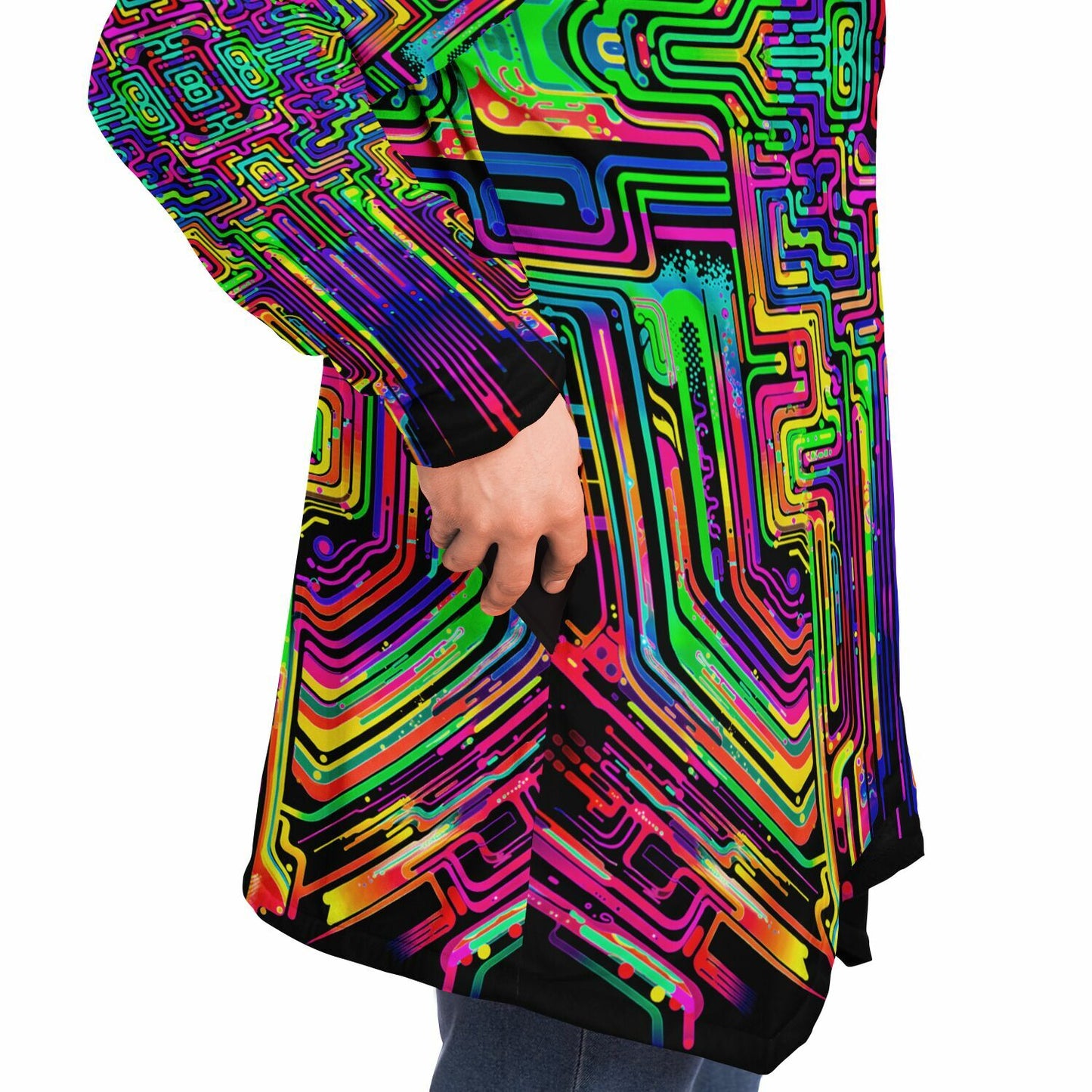 "Borg Rave" HOODED CLOAK