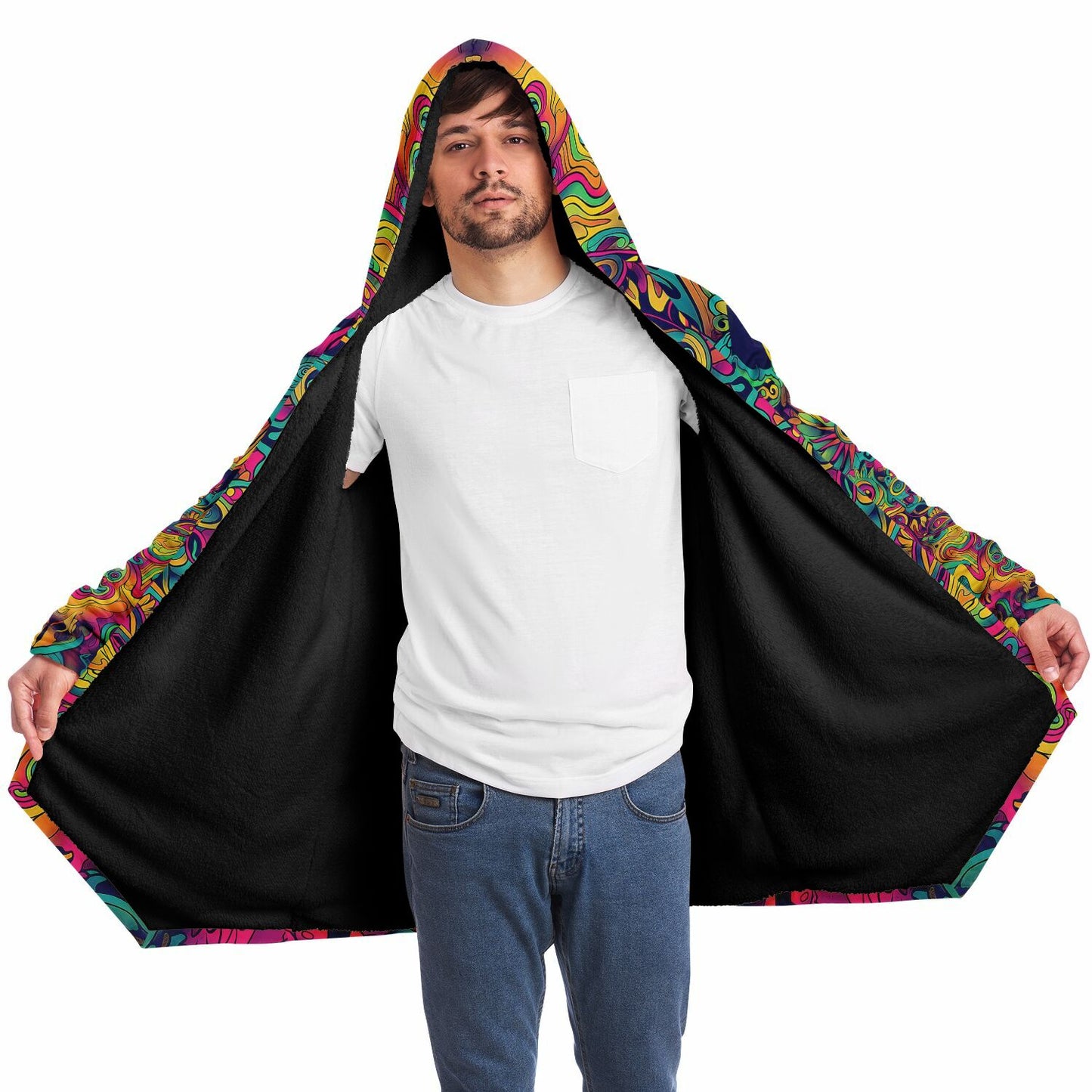 "Totem" HOODED CLOAK