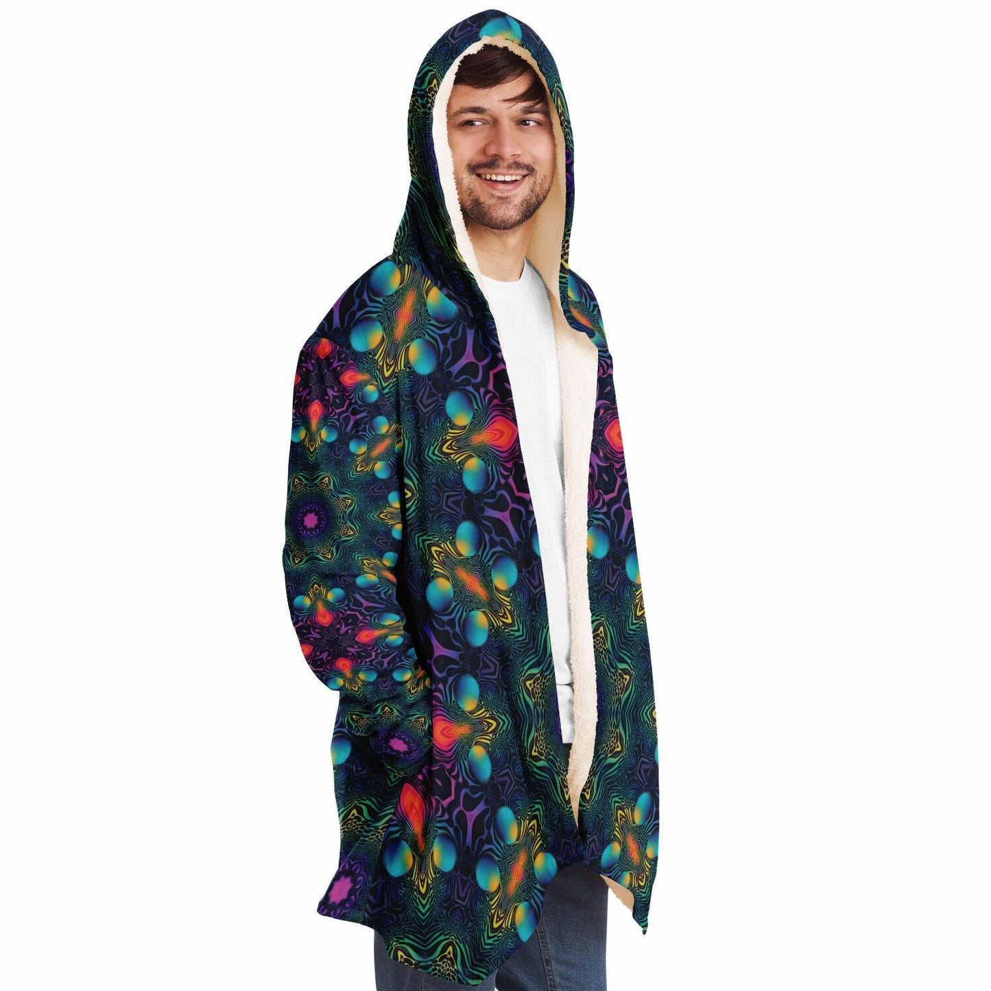 "Cosmic Fingerprint V2" HOODED CLOAK