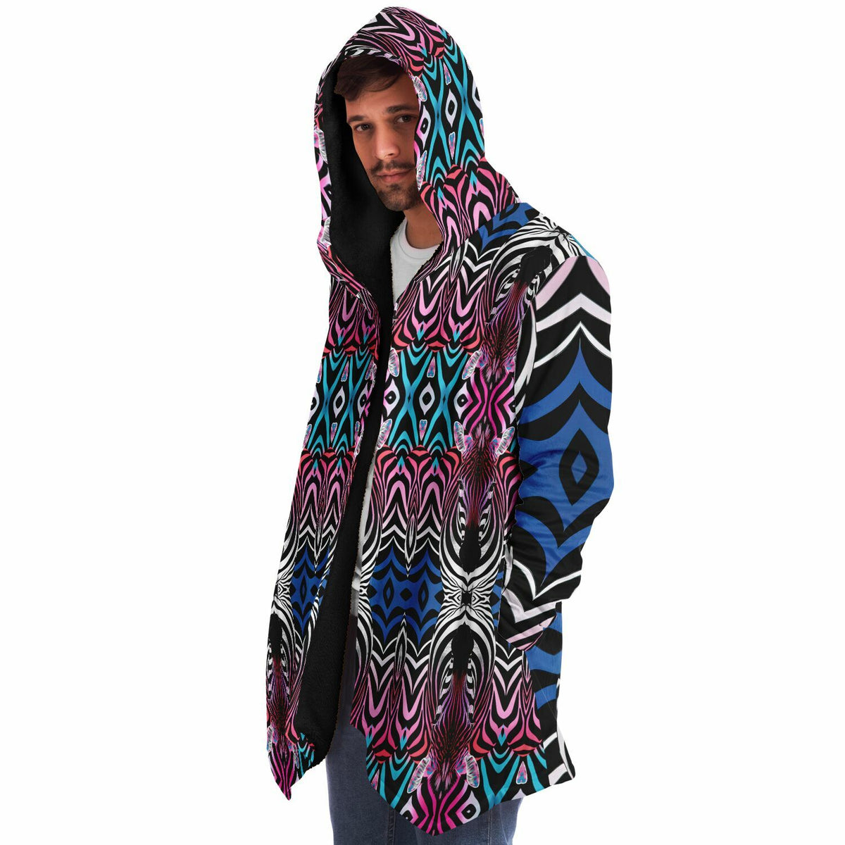 "Psybra" HOODED CLOAK