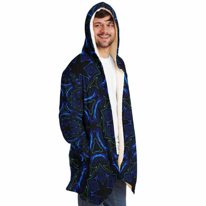 "Liquid Night" HOODED CLOAK