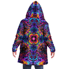 "Aurora Boreafungus Bloom" HOODED CLOAK