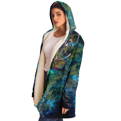 "Fluer de Vie" HOODED CLOAK