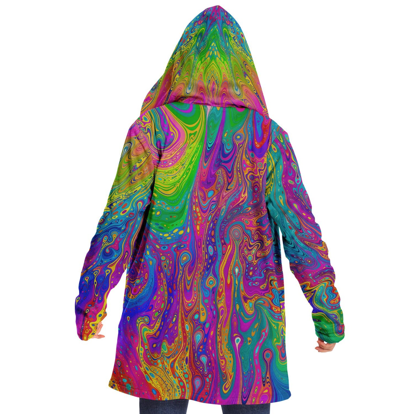 "UV Bleed" HOODED CLOAK