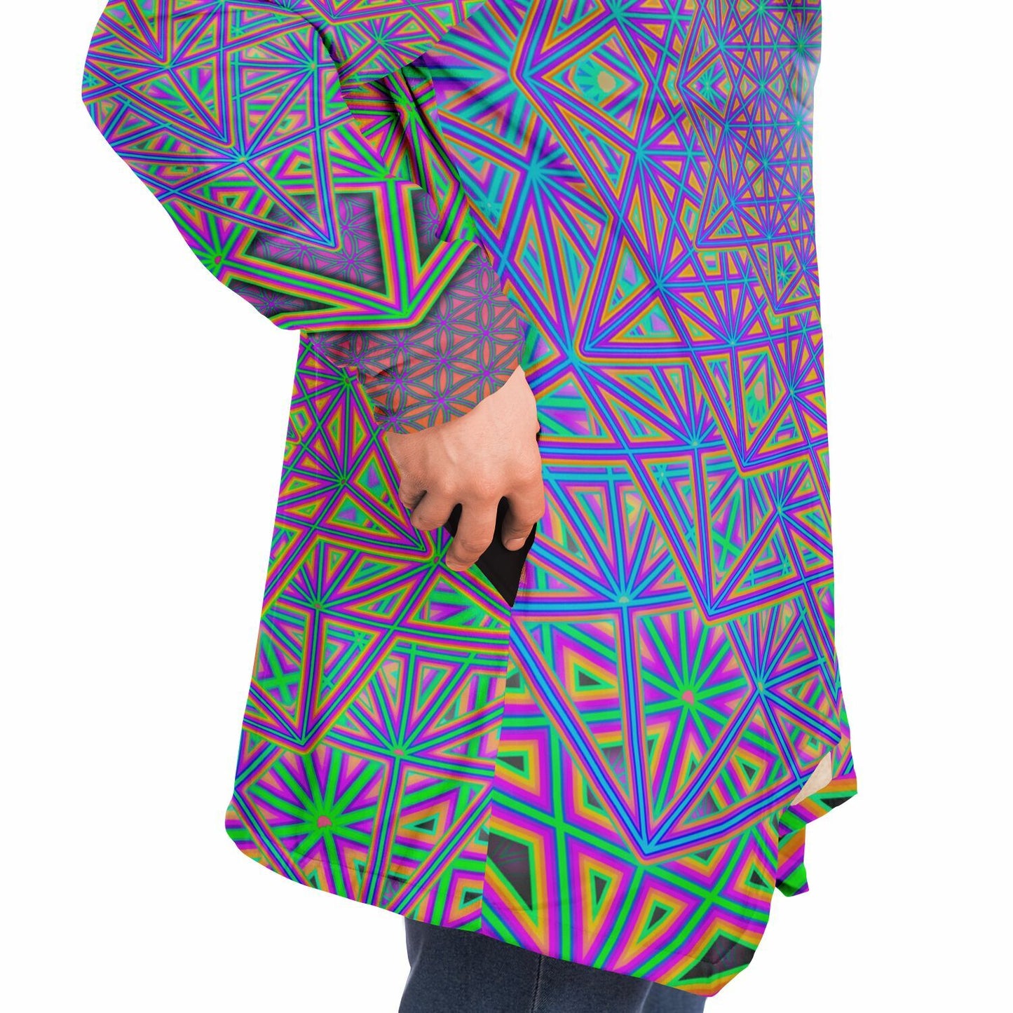 "Flower of Tron" HOODED CLOAK