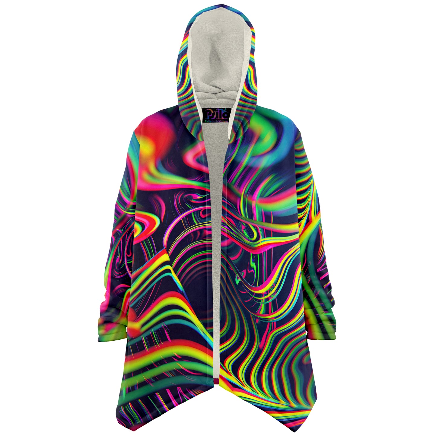 "Psychedelic Tracers" HOODED CLOAK