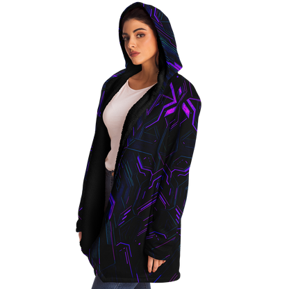 "Alice In Night City" HOODED CLOAK