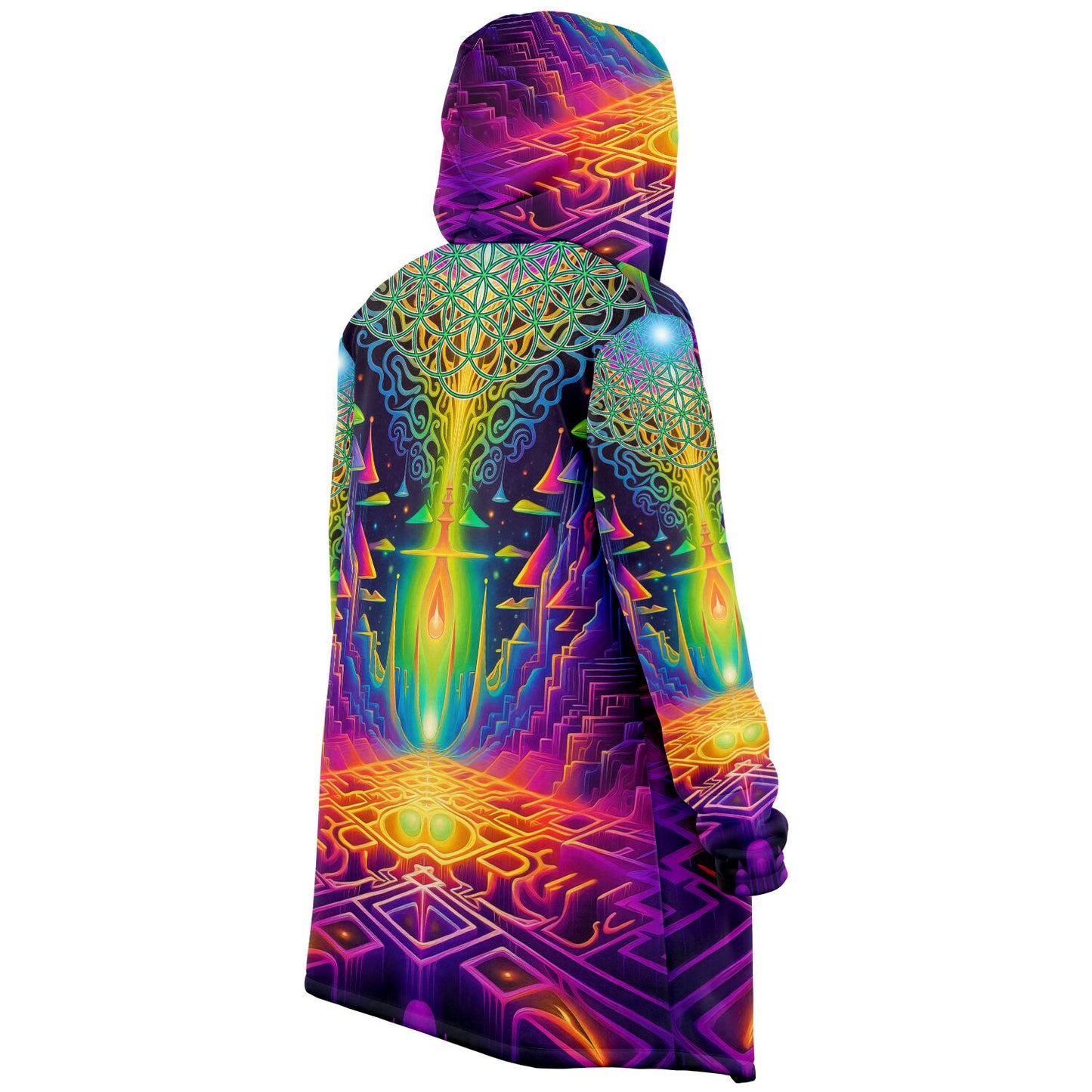 "Maze of Life" HOODED CLOAK