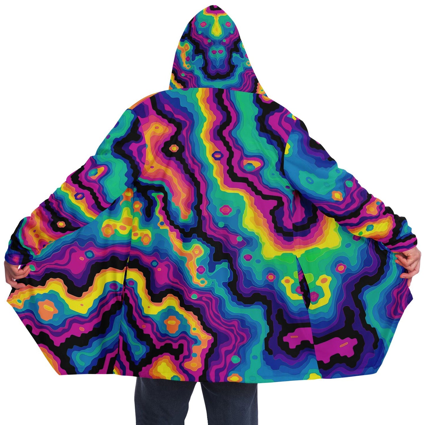 "Digiheat" HOODED CLOAK