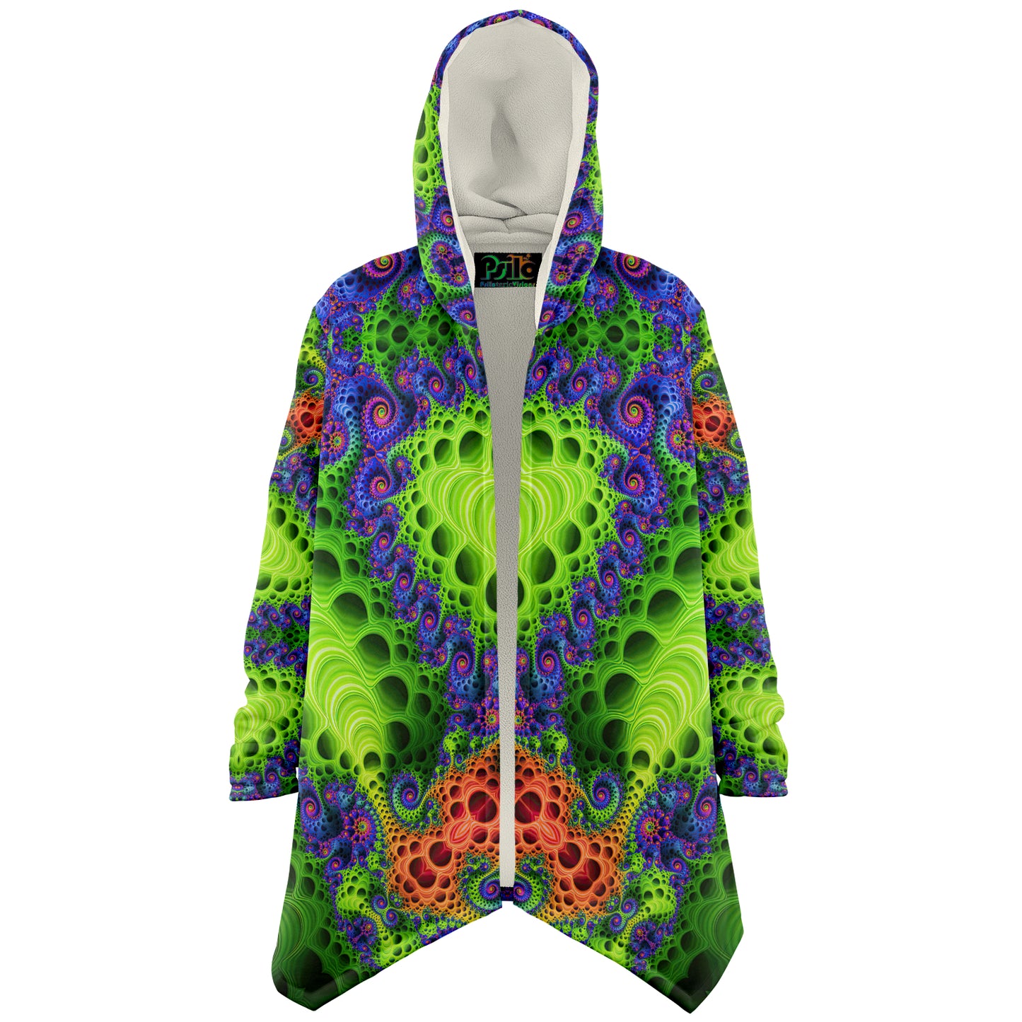 "Starburst Split" HOODED CLOAK