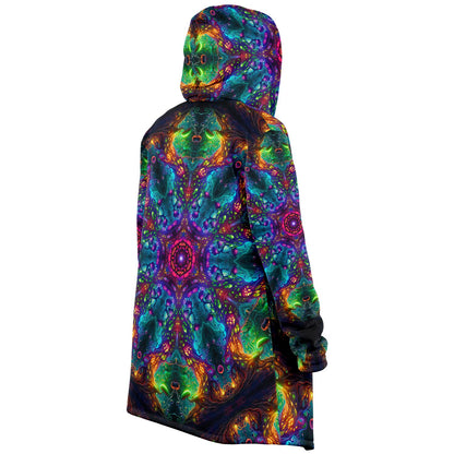 "Fungus Amongus Mandala" HOODED CLOAK
