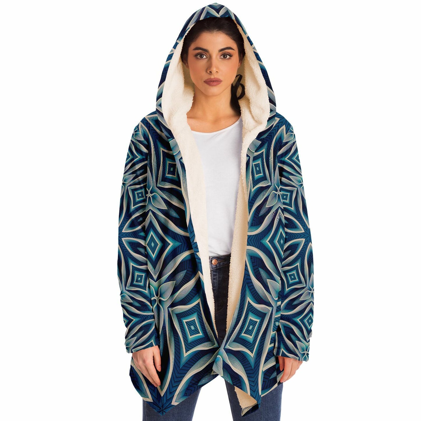 "Ice Chant" HOODED CLOAK