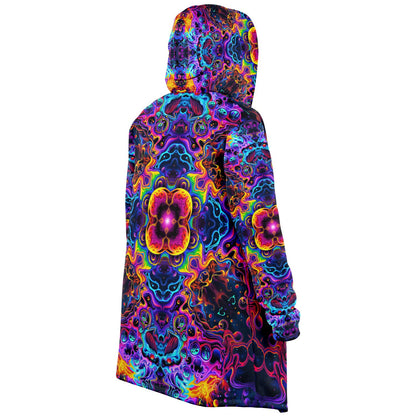"Aurora Boreafungus Bloom" HOODED CLOAK