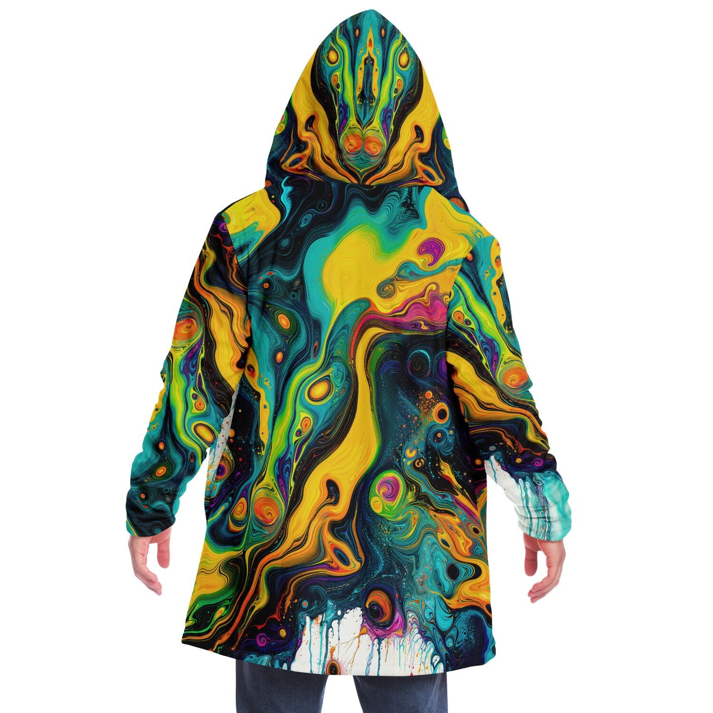 "Psywirl" HOODED CLOAK