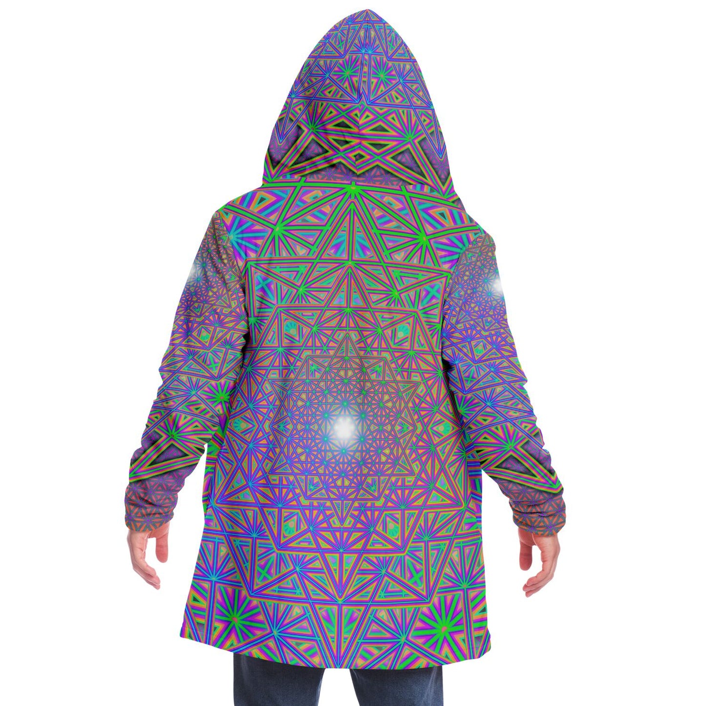 "Flower of Tron" HOODED CLOAK