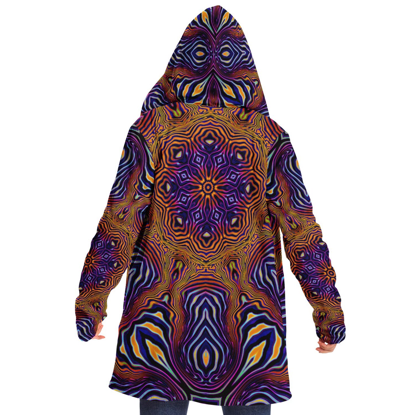 "King of the Festival Mandala" HOODED CLOAK