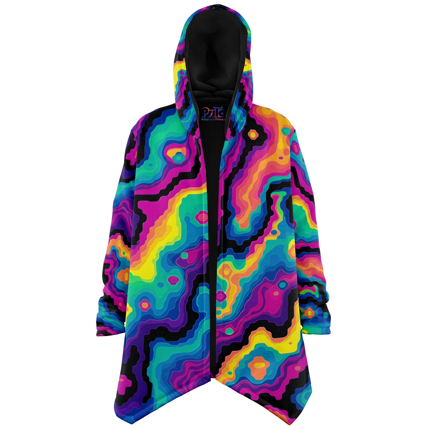 "Digiheat" HOODED CLOAK