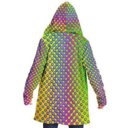 "Morphing Cycles Yellow" HOODED CLOAK