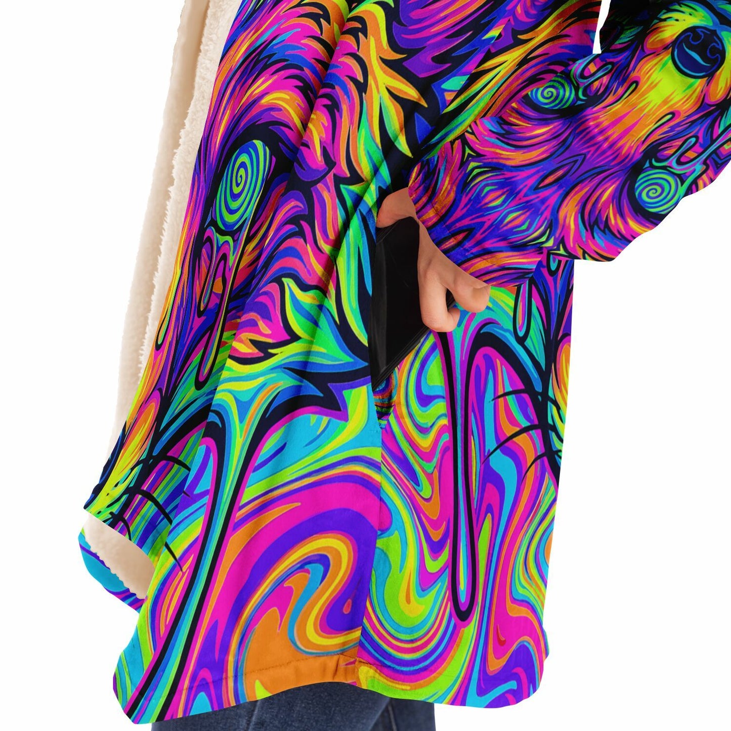 "Fox Hole" HOODED CLOAK