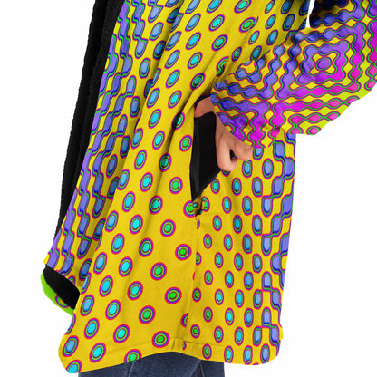 "Morphing Cycles Yellow" HOODED CLOAK