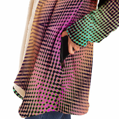 "Morphing Cycles Beach" HOODED CLOAK